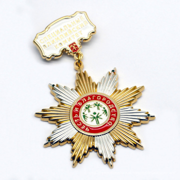 Atacado metal personalizado do exército em medalhas militares estilo militar